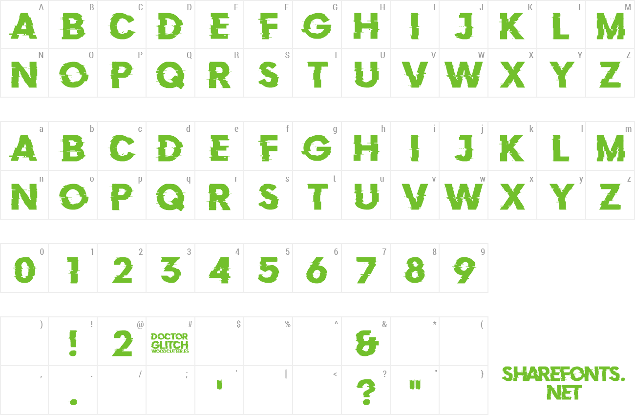 Doctor Glitch Font download free
